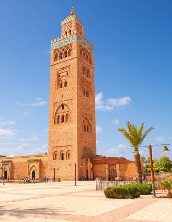 La-ville-de-Marrakech-au-Maroc-